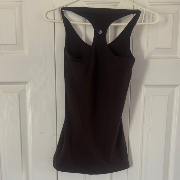 Lululemon Athletica Brown Fitted Tank Top - Picture 2 of 3